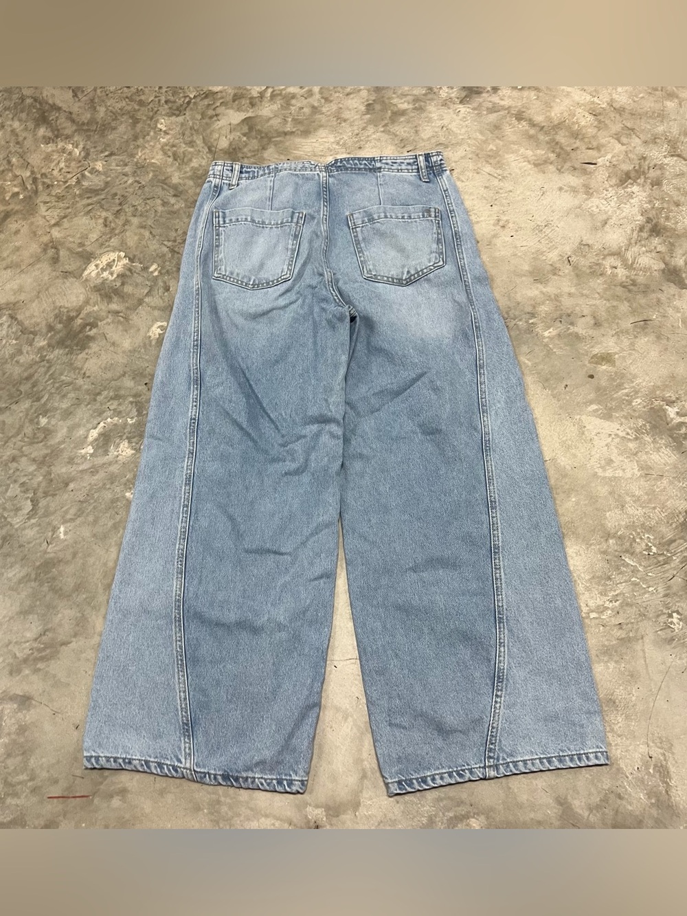 PILCRO The Adi Knit Jeans Women's Size 30x29 Blue Mid Anthropologie Wide Leg - Picture 10 of 11